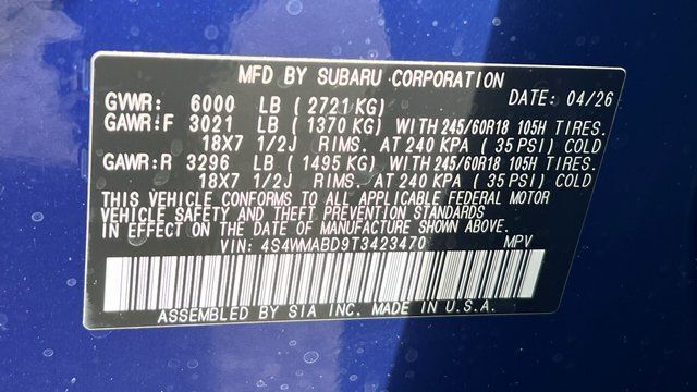 2026 Subaru ASCENT Premium 7-Passenger Fredericksburg VA