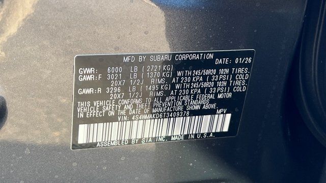 2026 Subaru ASCENT Touring 7-Passenger Fredericksburg VA