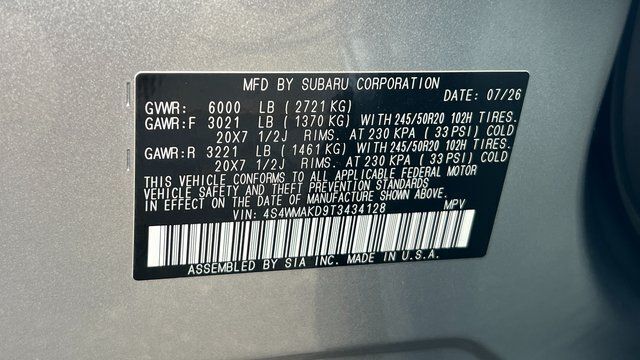 2026 Subaru ASCENT Touring 7-Passenger Fredericksburg VA