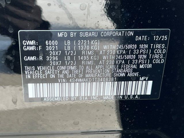 2026 Subaru ASCENT Touring 7-Passenger Springfield VA