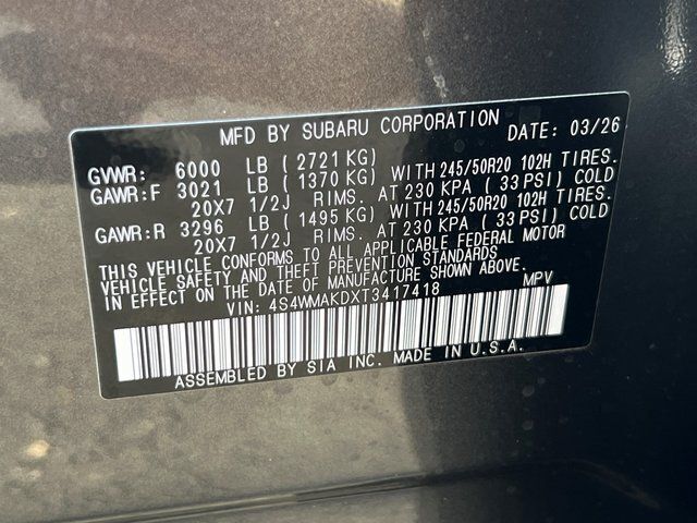 2026 Subaru ASCENT Touring 7-Passenger Springfield VA