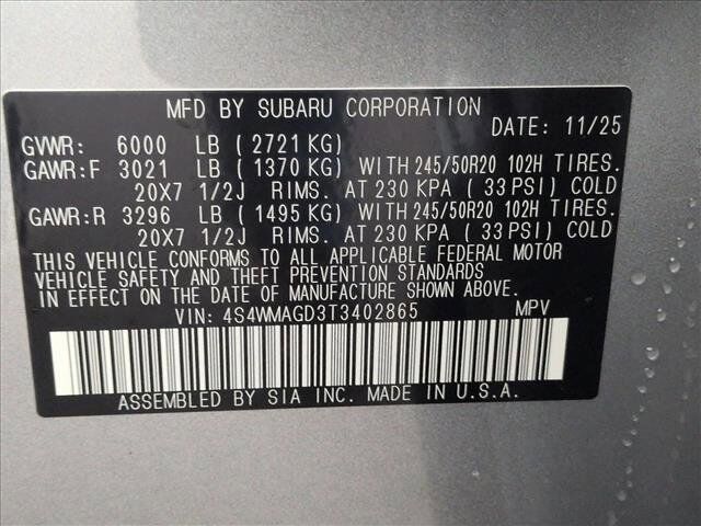 2026 Subaru Ascent Limited Roseville CA