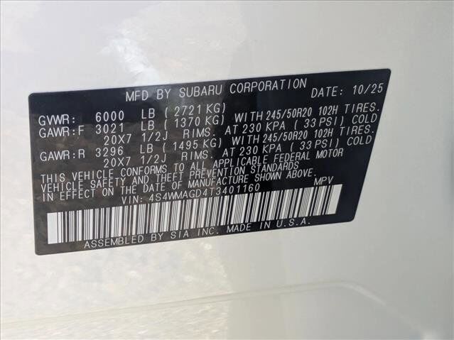 2026 Subaru Ascent Limited Roseville CA