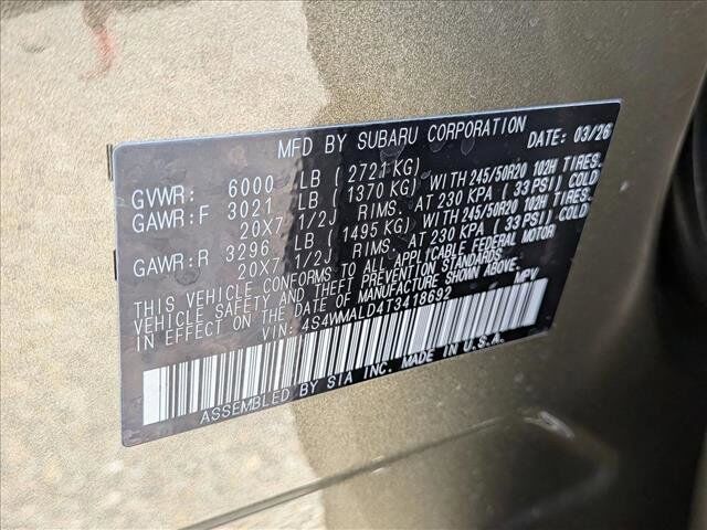 2026 Subaru Ascent Onyx Edition Touring Roseville CA