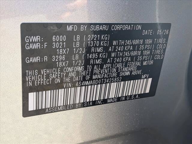 2026 Subaru Ascent Premium Roseville CA