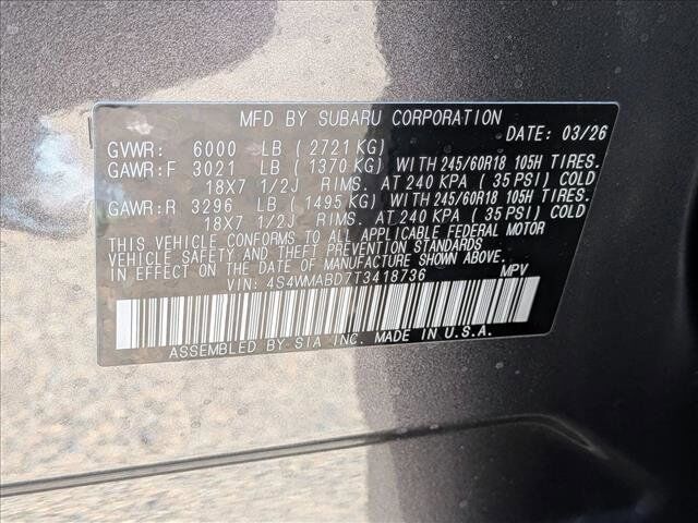 2026 Subaru Ascent Premium Roseville CA