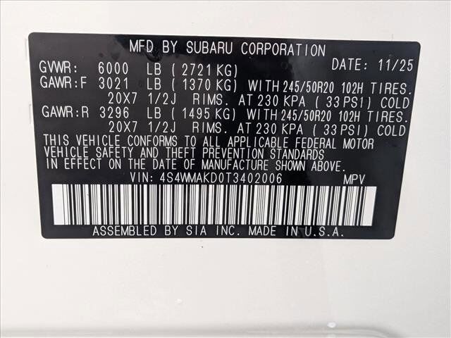 2026 Subaru Ascent Touring Roseville CA