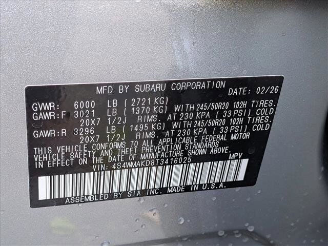 2026 Subaru Ascent Touring Roseville CA
