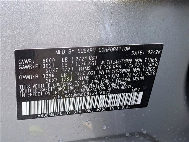 2026 Subaru Ascent Touring Roseville CA