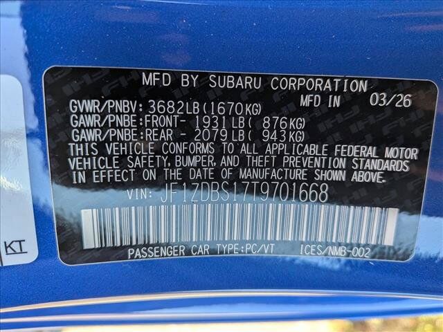 2026 Subaru BRZ tS Roseville CA