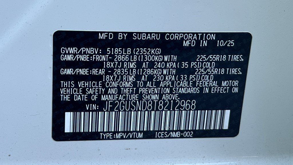 2026 Subaru CROSSTREK HYBRID Limited Hybrid Fredericksburg VA