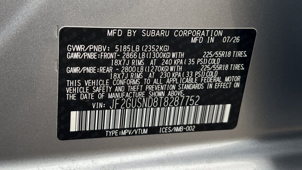 2026 Subaru CROSSTREK HYBRID Limited Hybrid Fredericksburg VA