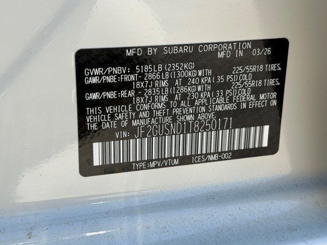 2026 Subaru CROSSTREK HYBRID Limited Hybrid Springfield VA