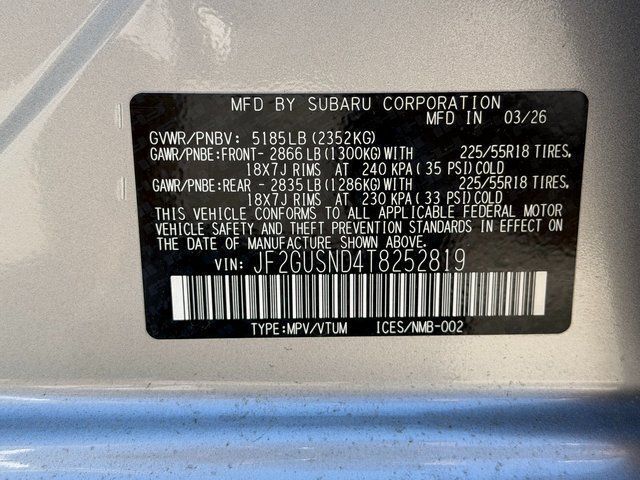 2026 Subaru CROSSTREK HYBRID Limited Hybrid Springfield VA