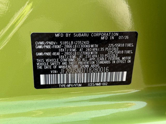 2026 Subaru CROSSTREK HYBRID Limited Hybrid Springfield VA