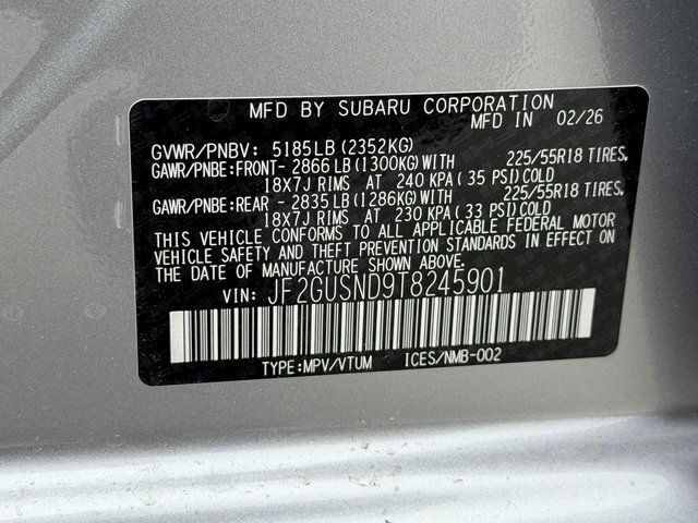 2026 Subaru CROSSTREK HYBRID Limited Hybrid Springfield VA