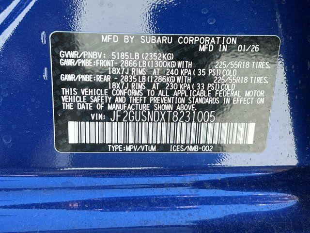 2026 Subaru CROSSTREK HYBRID Limited Hybrid Springfield VA