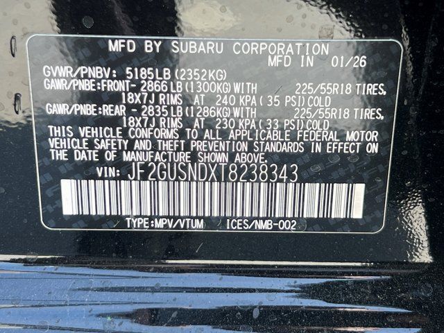 2026 Subaru CROSSTREK HYBRID Limited Hybrid Springfield VA