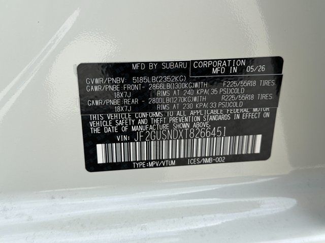 2026 Subaru CROSSTREK HYBRID Limited Hybrid Springfield VA
