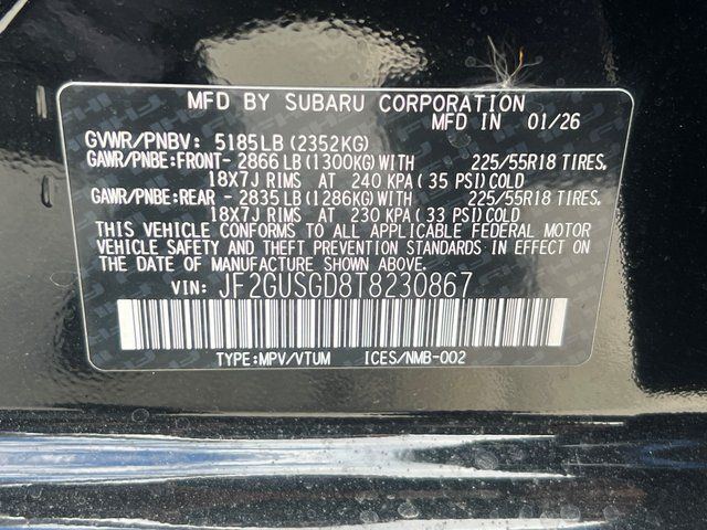2026 Subaru CROSSTREK HYBRID Sport Hybrid Springfield VA