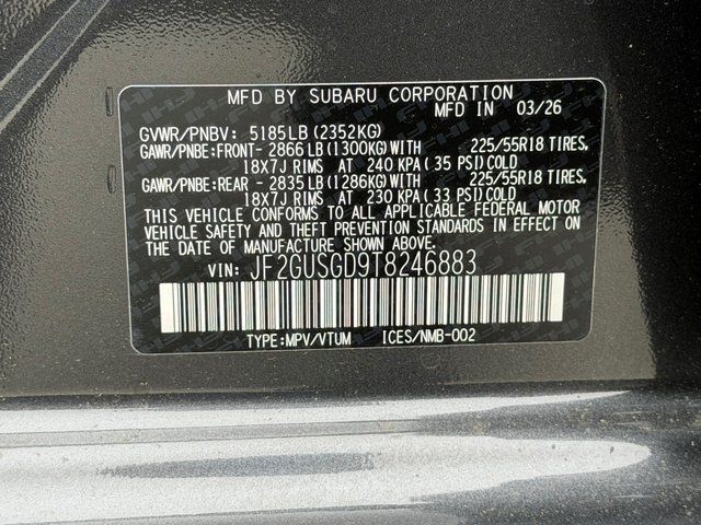 2026 Subaru CROSSTREK HYBRID Sport Hybrid Springfield VA