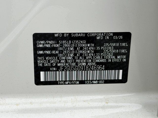 2026 Subaru CROSSTREK HYBRID Sport Hybrid Springfield VA