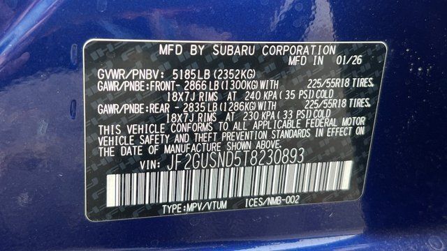 2026 Subaru CROSSTREK Limited Hybrid Fredericksburg VA