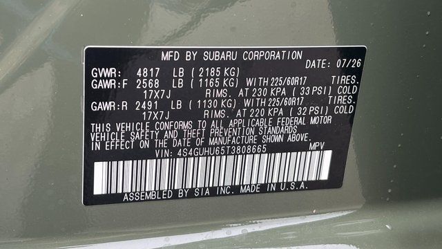 2026 Subaru CROSSTREK WILDERNESS Wilderness Fredericksburg VA
