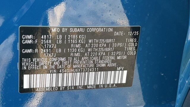 2026 Subaru CROSSTREK Wilderness Fredericksburg VA