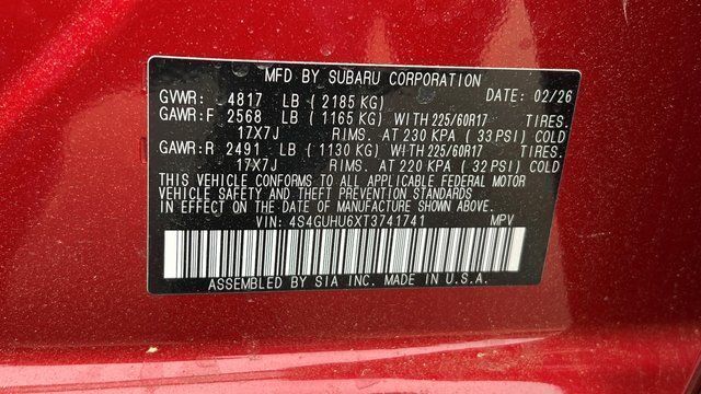 2026 Subaru CROSSTREK Wilderness Fredericksburg VA