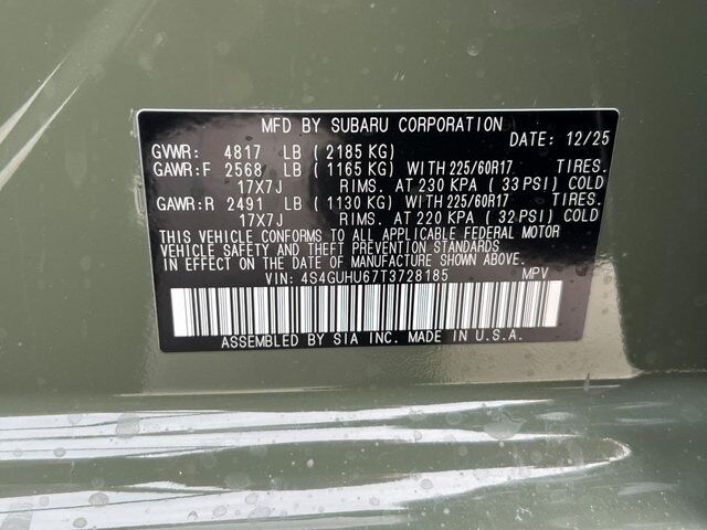 2026 Subaru CROSSTREK Wilderness Springfield VA