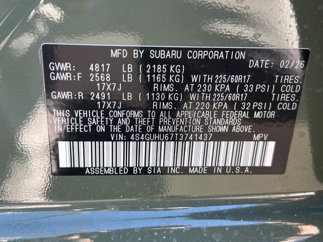 2026 Subaru CROSSTREK Wilderness Springfield VA