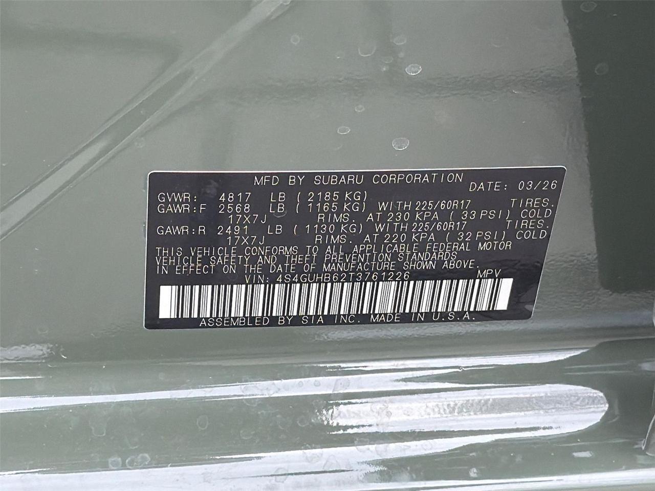 2026 Subaru Crosstrek Base Hagerstown MD