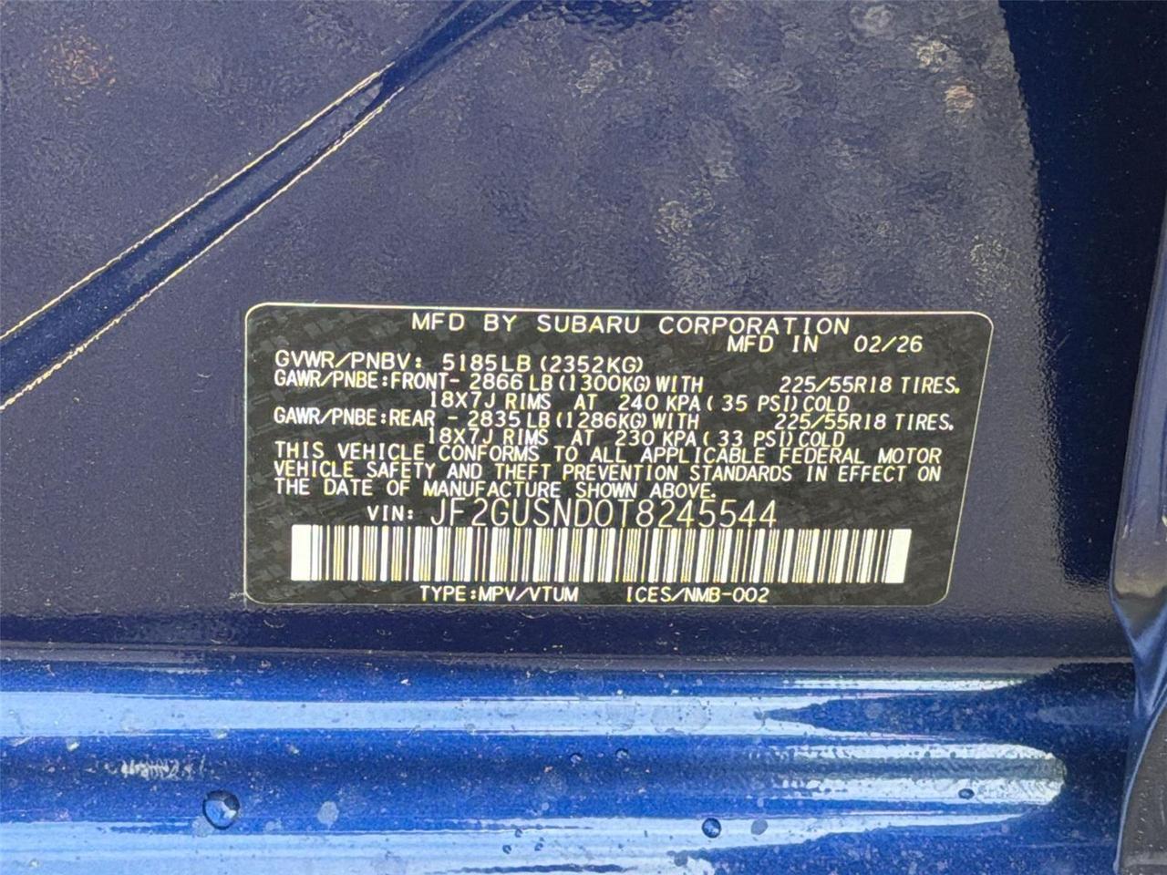 2026 Subaru Crosstrek Limited Hybrid Hagerstown MD
