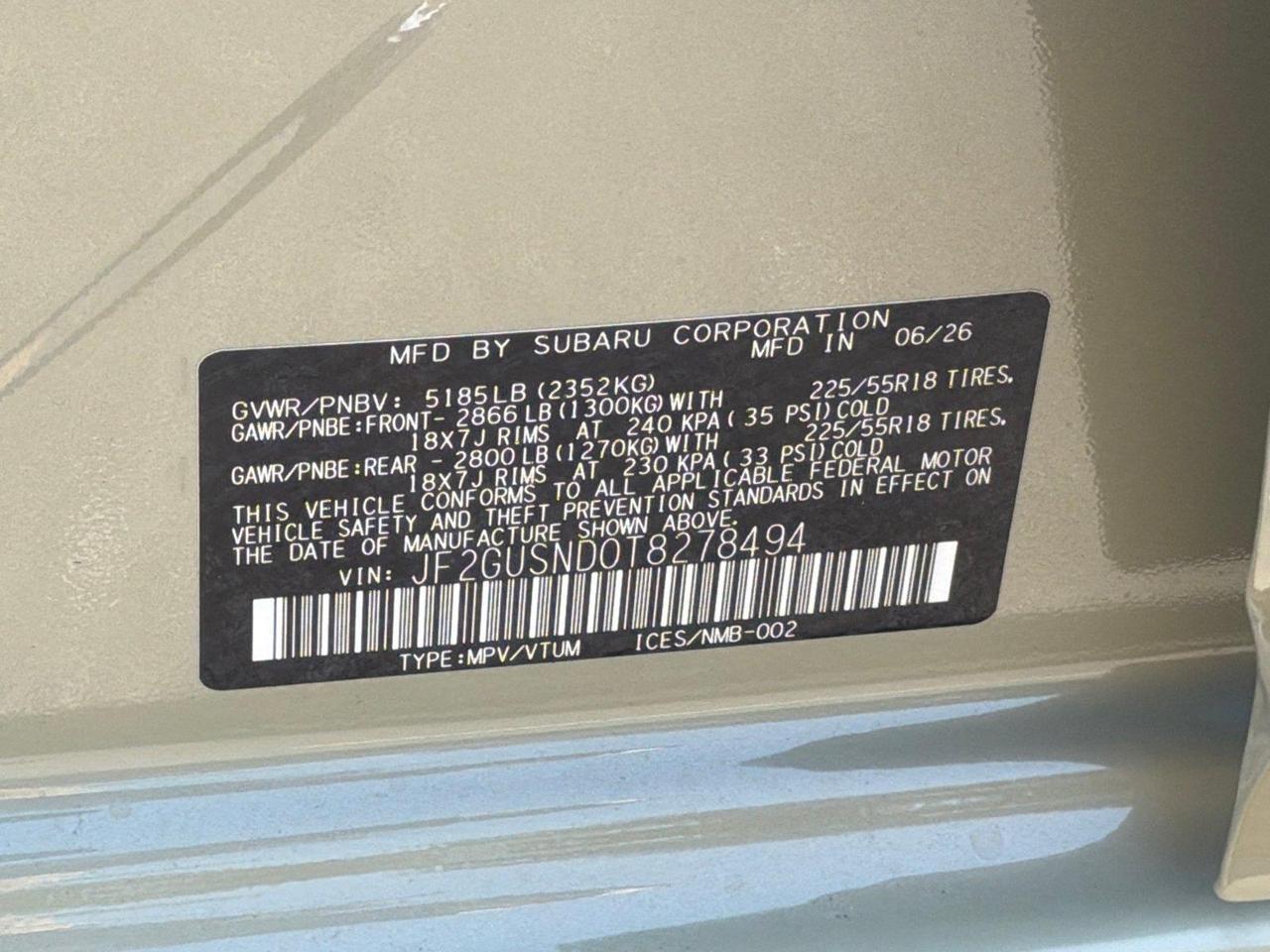 2026 Subaru Crosstrek Limited Hybrid Hagerstown MD