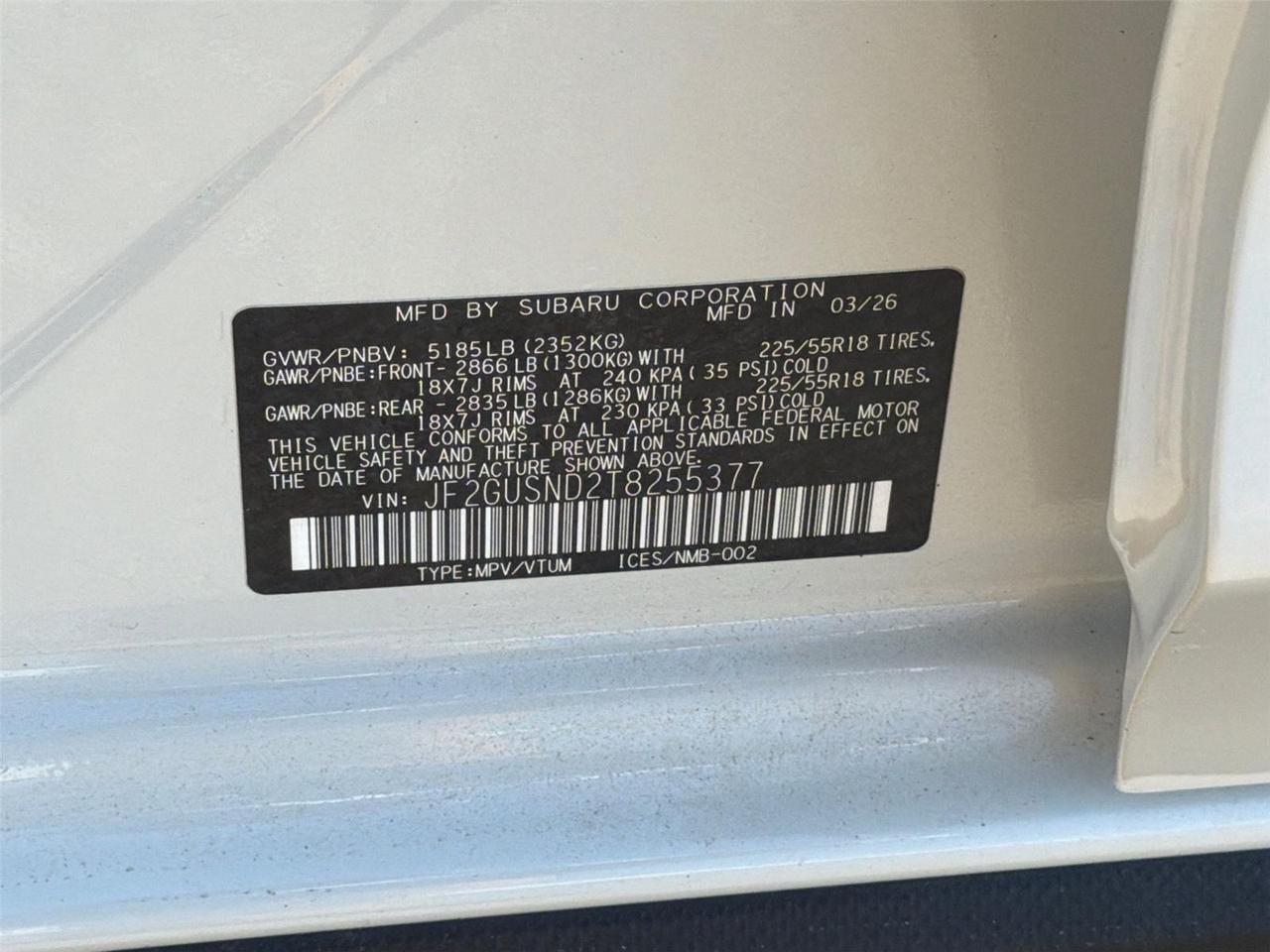 2026 Subaru Crosstrek Limited Hybrid Hagerstown MD
