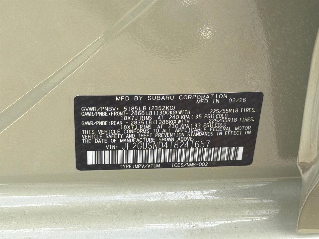 2026 Subaru Crosstrek Limited Hybrid Hagerstown MD