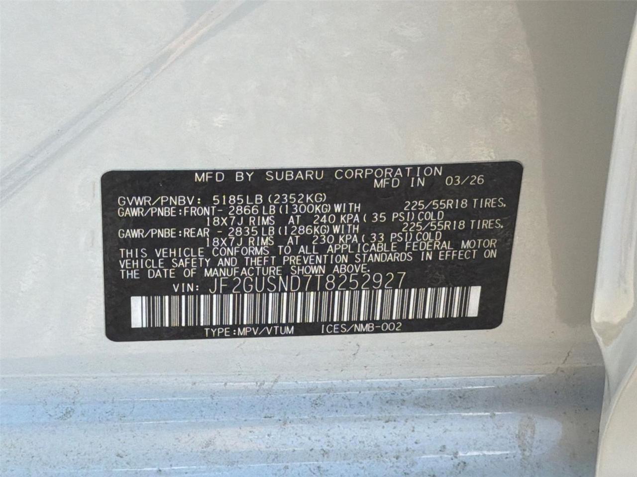 2026 Subaru Crosstrek Limited Hybrid Hagerstown MD