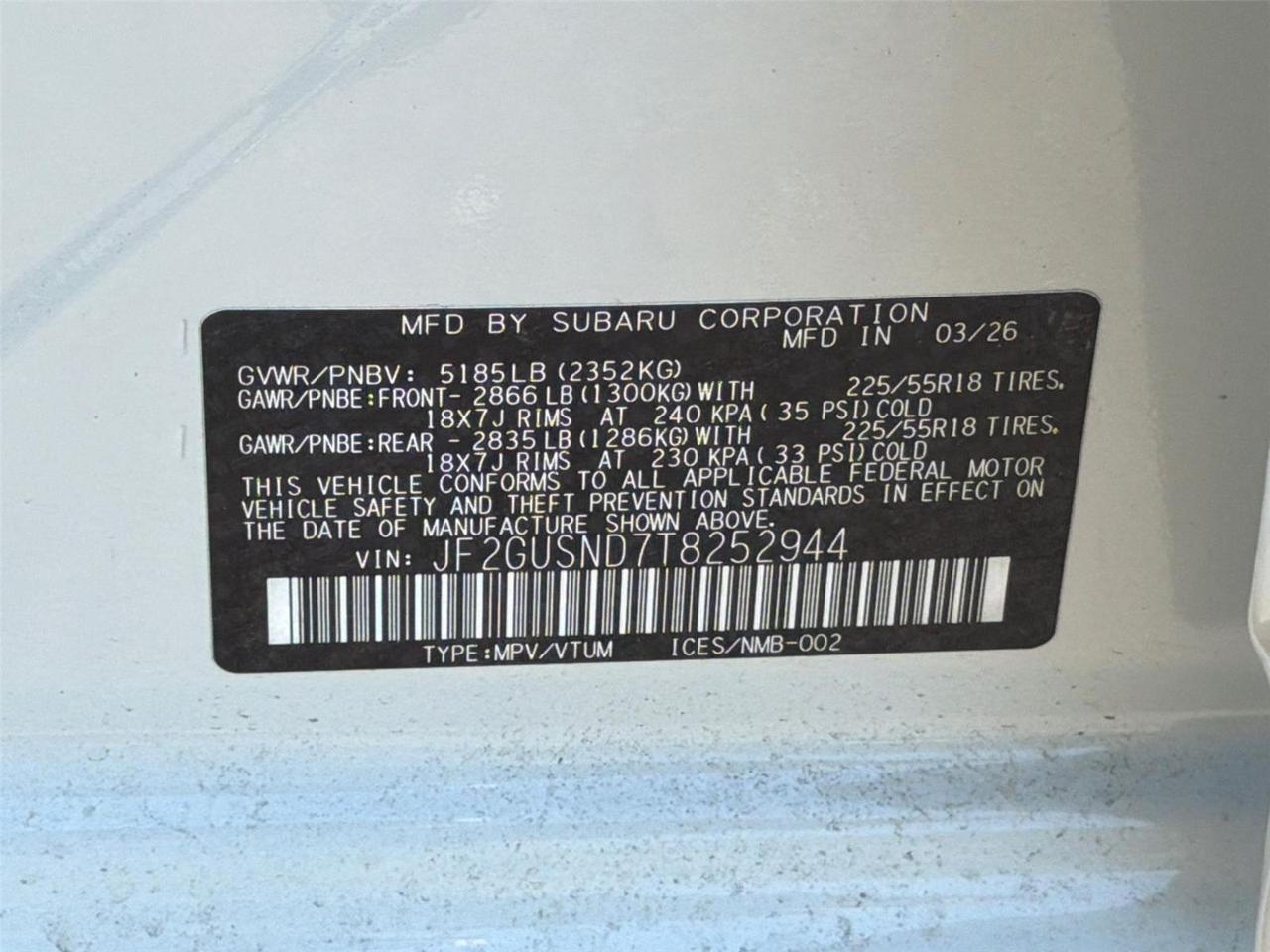 2026 Subaru Crosstrek Limited Hybrid Hagerstown MD