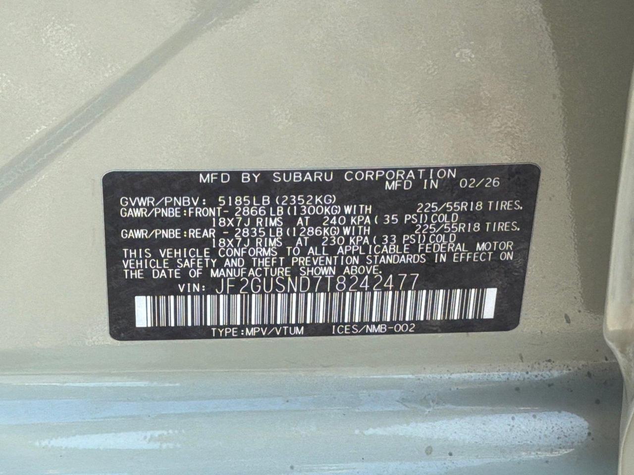 2026 Subaru Crosstrek Limited Hybrid Hagerstown MD