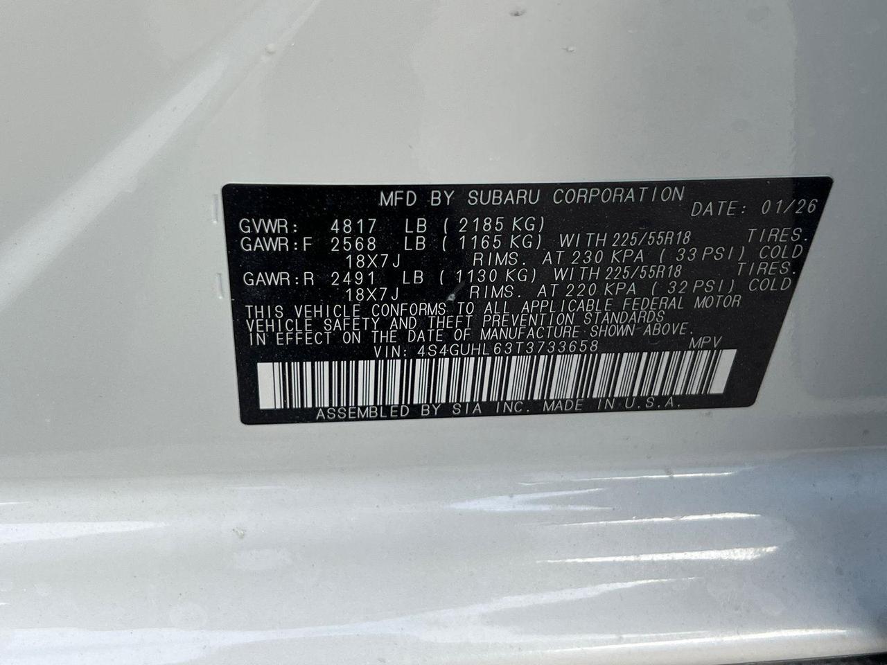 2026 Subaru Crosstrek Limited Hagerstown MD