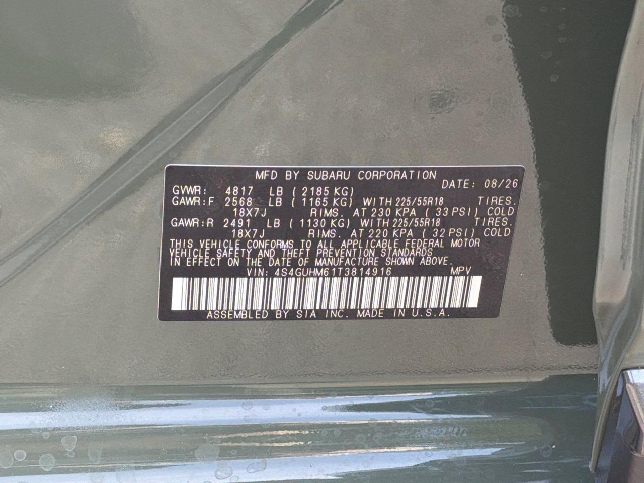 2026 Subaru Crosstrek Limited Hagerstown MD