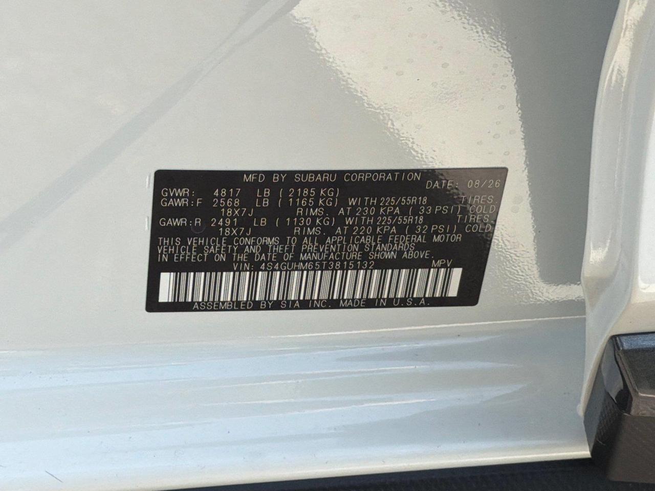 2026 Subaru Crosstrek Limited Hagerstown MD