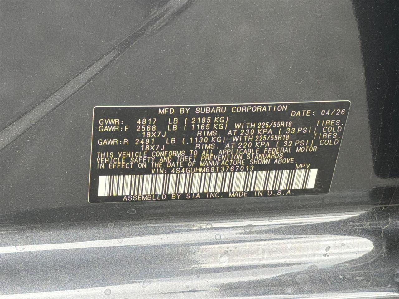 2026 Subaru Crosstrek Limited Hagerstown MD