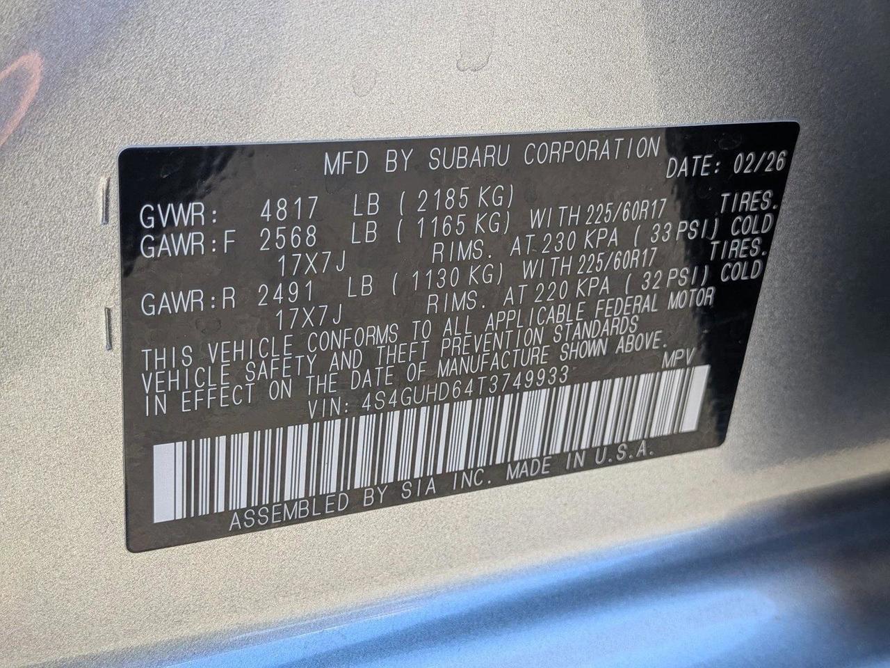 2026 Subaru Crosstrek Premium Roseville CA
