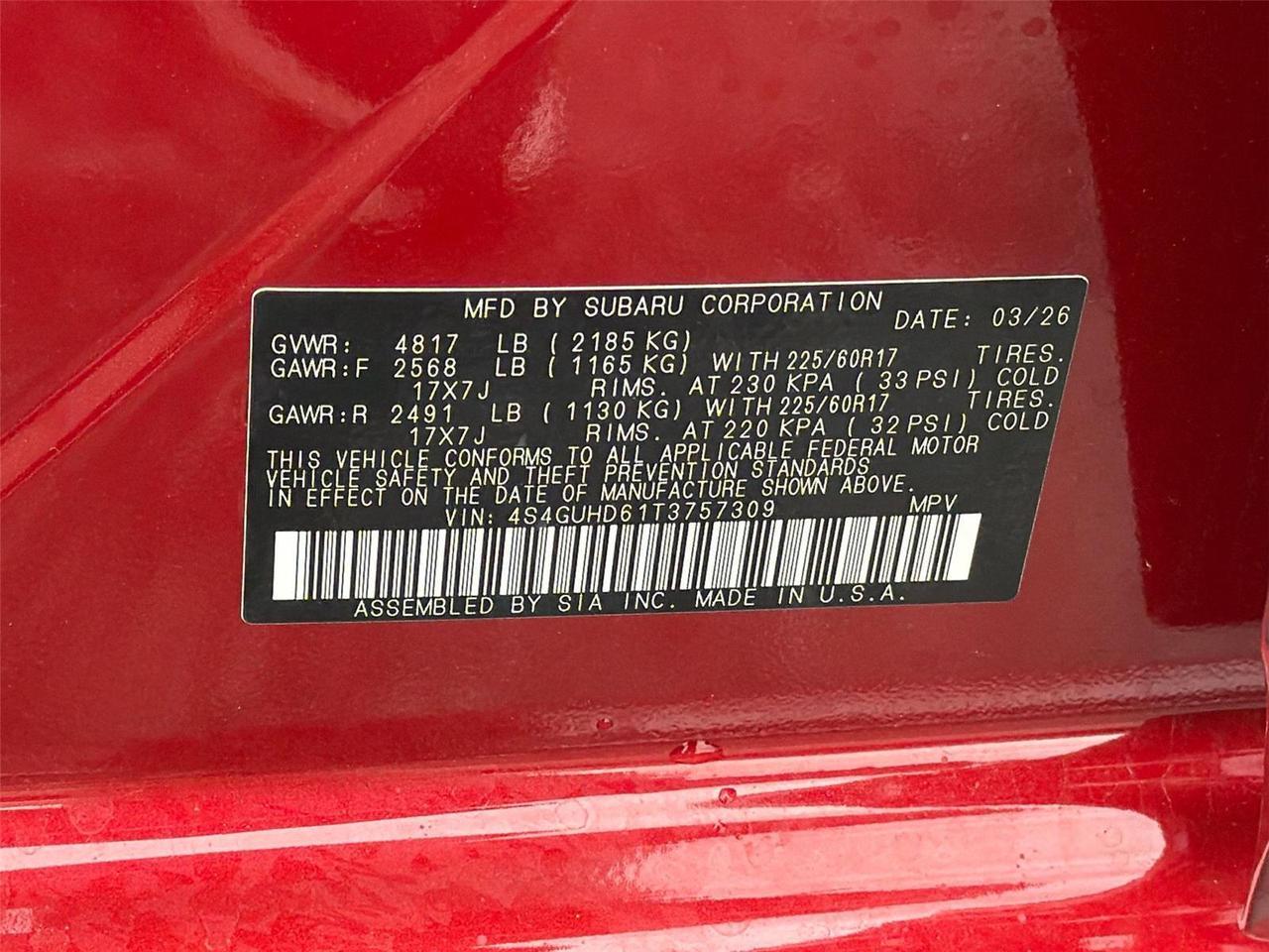 2026 Subaru Crosstrek Premium Hagerstown MD