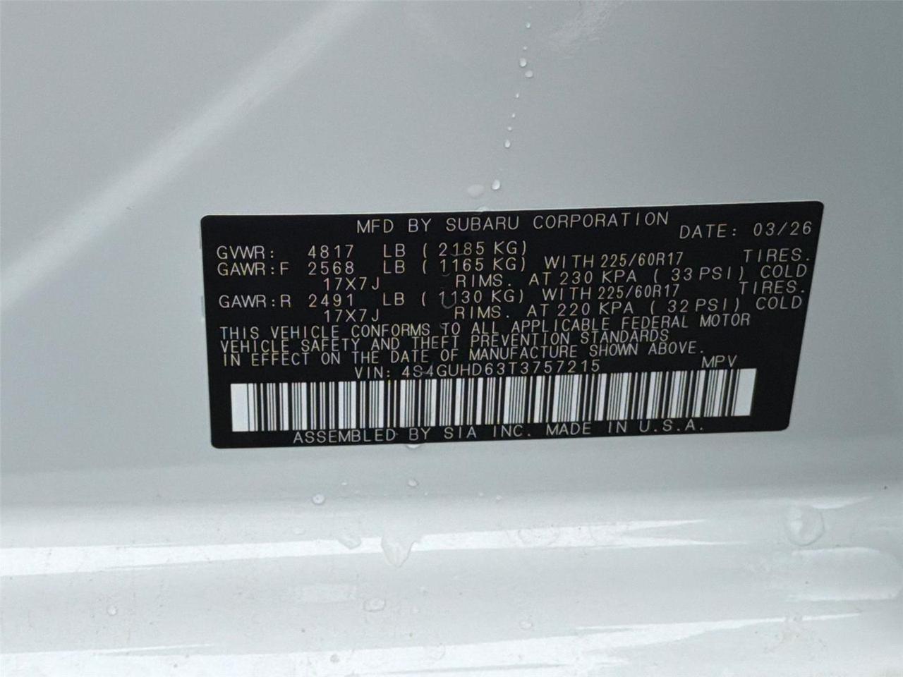 2026 Subaru Crosstrek Premium Hagerstown MD