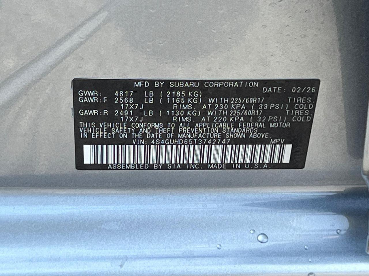 2026 Subaru Crosstrek Premium Hagerstown MD