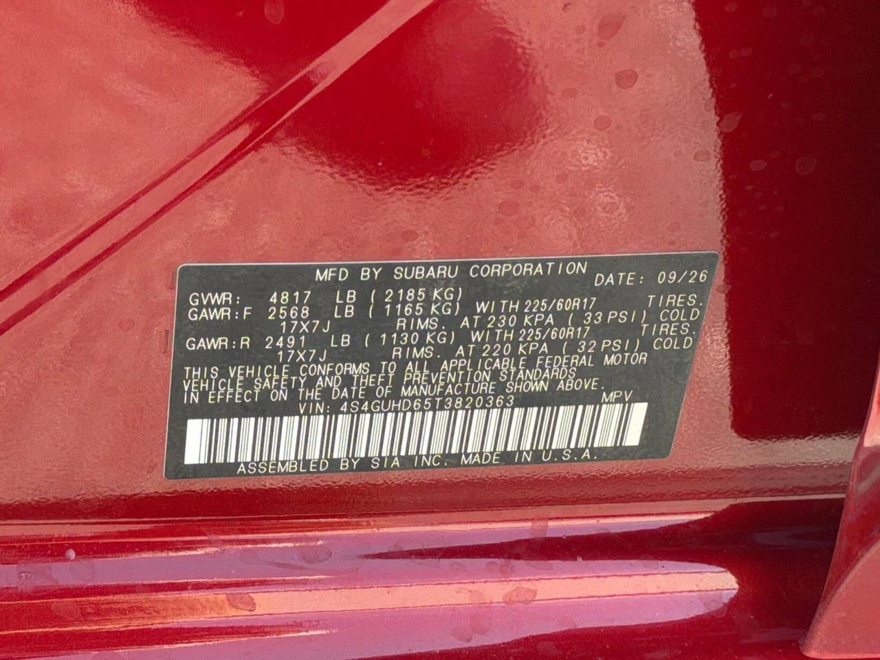 2026 Subaru Crosstrek Premium Hagerstown MD