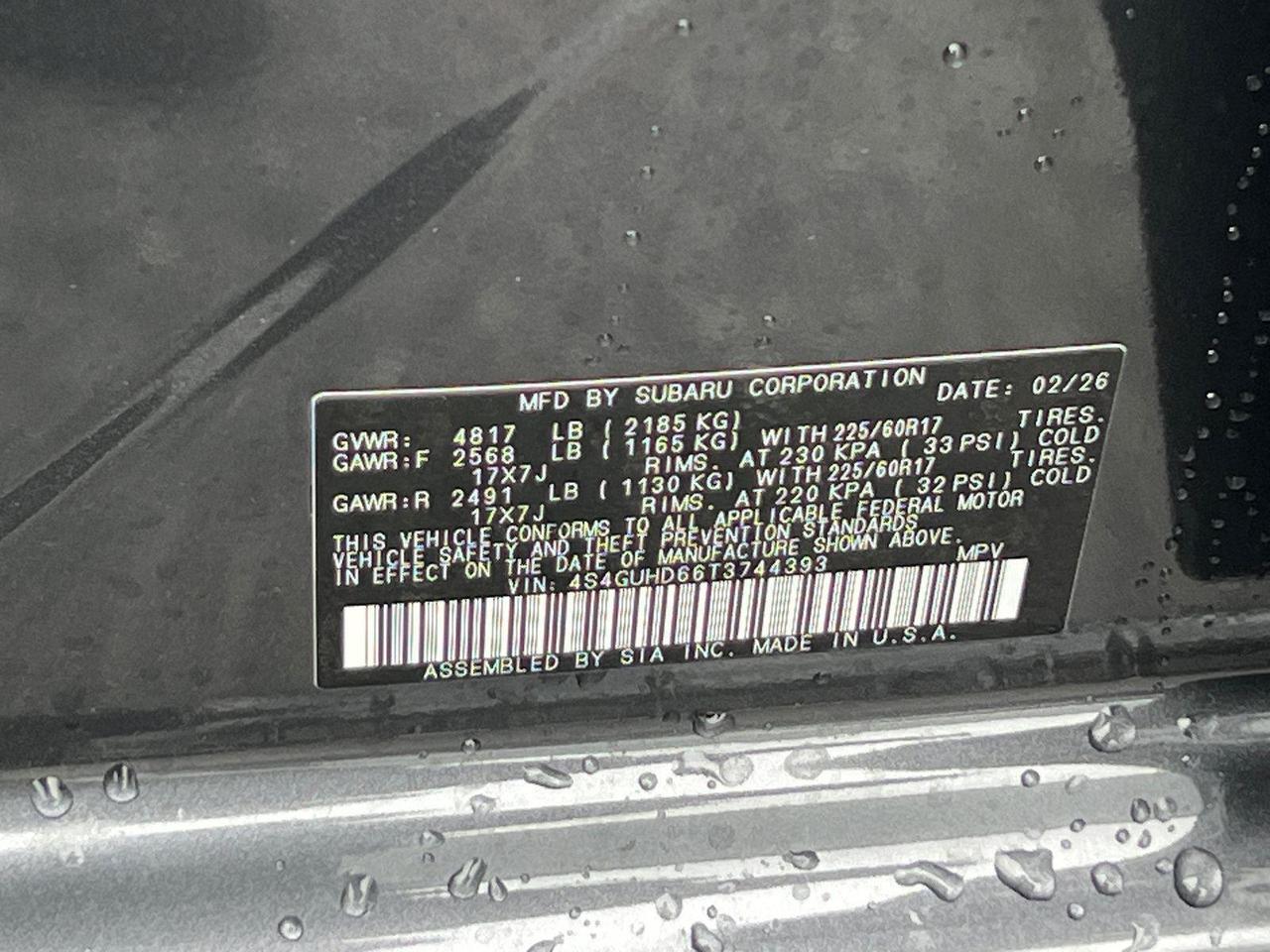 2026 Subaru Crosstrek Premium Hagerstown MD